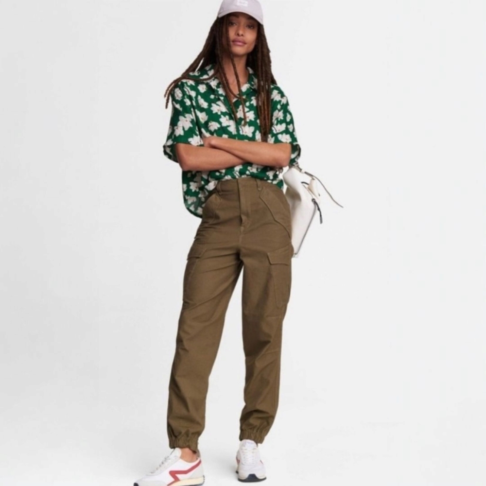 Rag & Bone Green Field Cargo Jogger SZ 28 - Picture 3 of 7